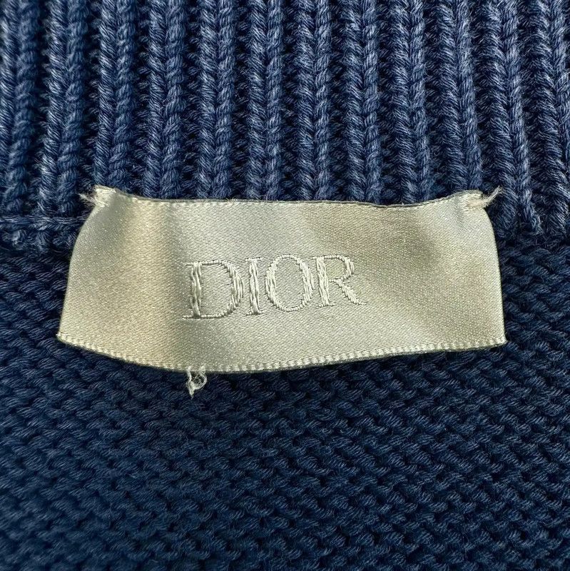 Dior Dior Navy Blue Men's Pullover Sweater 0089 Size US S / EU 44-46 / 1 - 7 Thumbnail