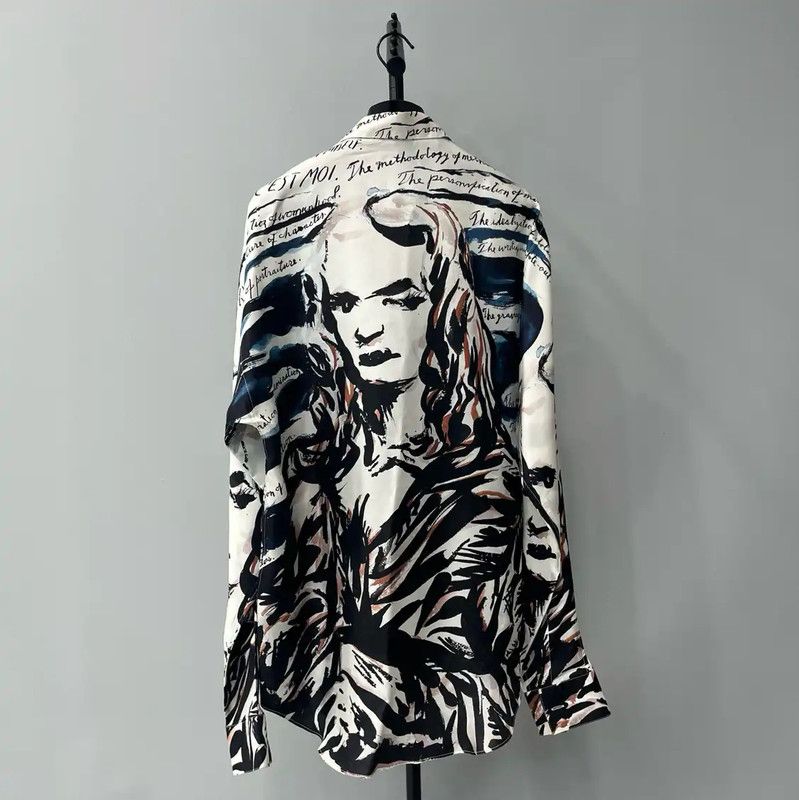 Dior Dior Multi-Color Silk Long Sleeve Shirt 0089 Size US XS / EU 42 / 0 - 2 Thumbnail