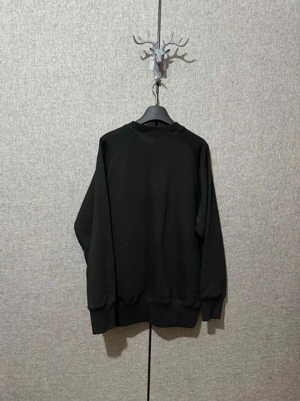 Dior Dior Black Cotton Embroidered Logo Men's Sweatshirt 0089 Size US L / EU 52-54 / 3 - 3 Thumbnail