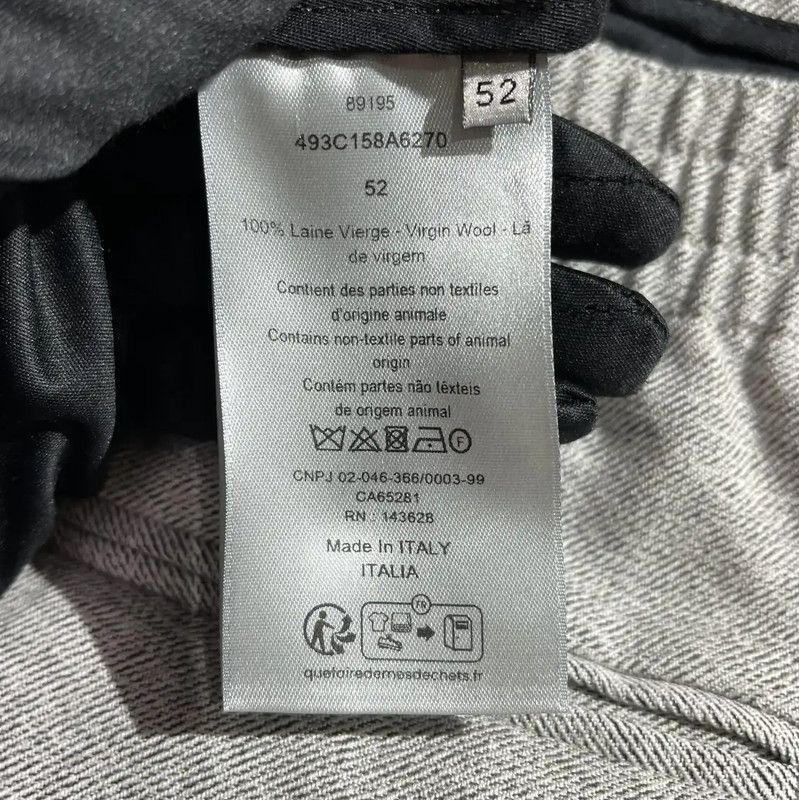 Dior Dior Men's Casual Pants in Light Gray 0089 Size US 27 - 4 Thumbnail