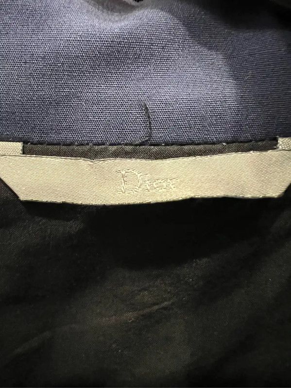 Dior Dior XL Deep Blue Cotton Trench Coat 0089 Size US XL / EU 56 / 4 - 4 Thumbnail