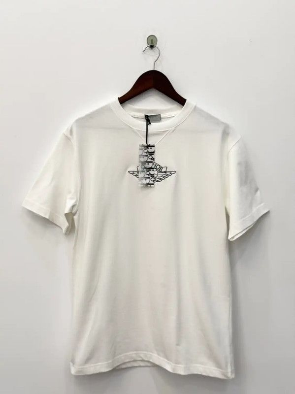 Dior Dior White Cotton Men's Summer T-shirt 0089 Size US S / EU 44-46 / 1 - 3 Thumbnail
