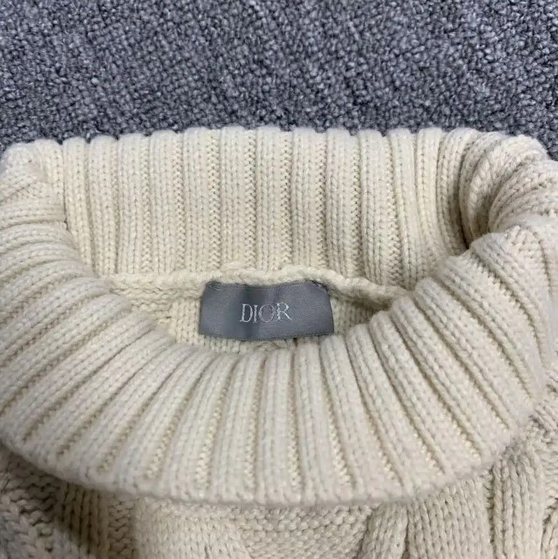 Dior Dior White Wool Pullover Sweater 0089 Size US S / EU 44-46 / 1 - 3 Thumbnail