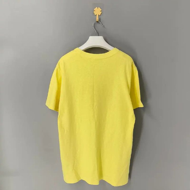 Dior Dior Yellow Cotton Men's T-Shirt 0089 Size US XS / EU 42 / 0 - 2 Thumbnail