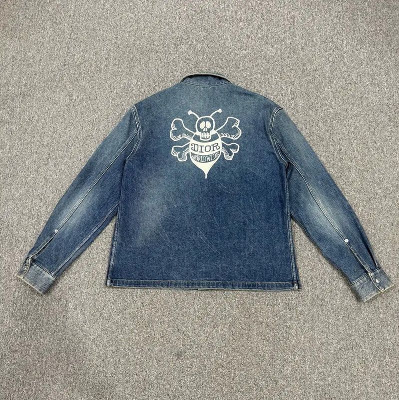 Dior Dior Blue Denim Jacket for Men 0089 Size US L / EU 52-54 / 3 - 2 Thumbnail