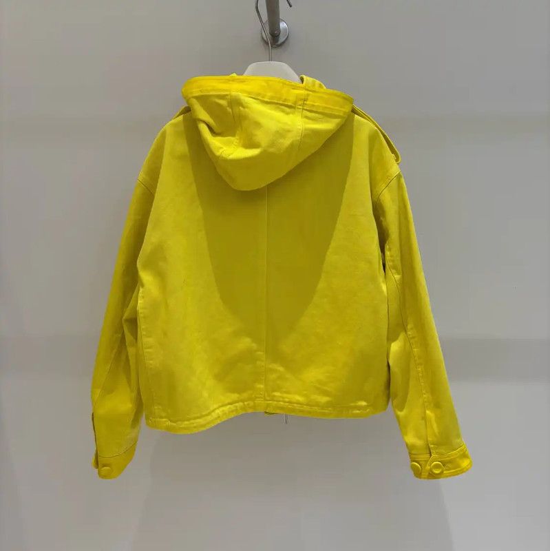 Dior Dior Yellow Cotton Logo Long Sleeve Jacket 0089 Size US M / EU 48-50 / 2 - 3 Thumbnail