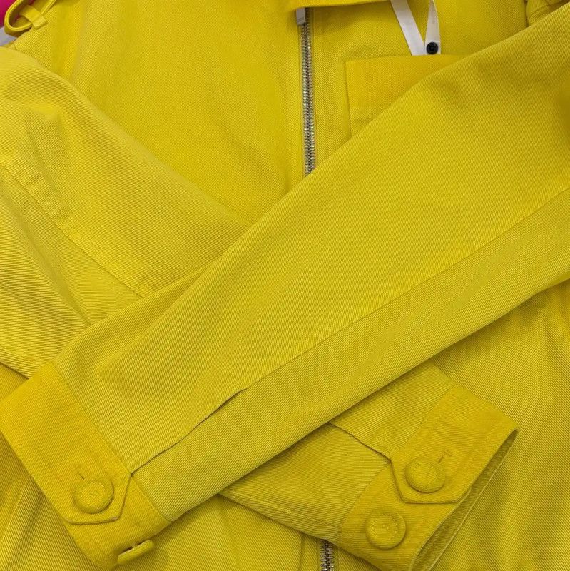 Dior Dior Yellow Cotton Logo Long Sleeve Jacket 0089 Size US M / EU 48-50 / 2 - 4 Thumbnail