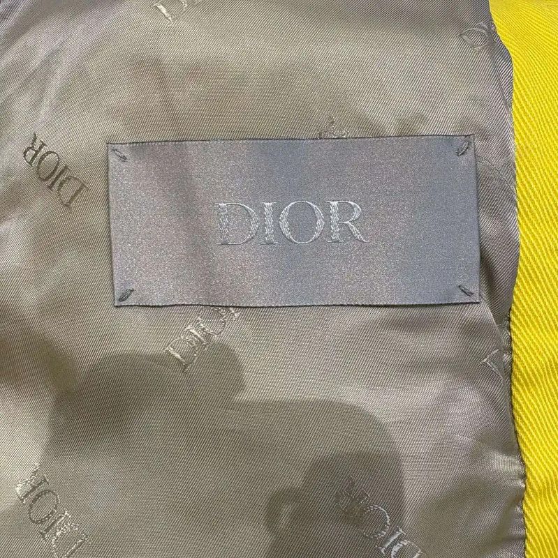Dior Dior Yellow Cotton Logo Long Sleeve Jacket 0089 Size US M / EU 48-50 / 2 - 7 Thumbnail