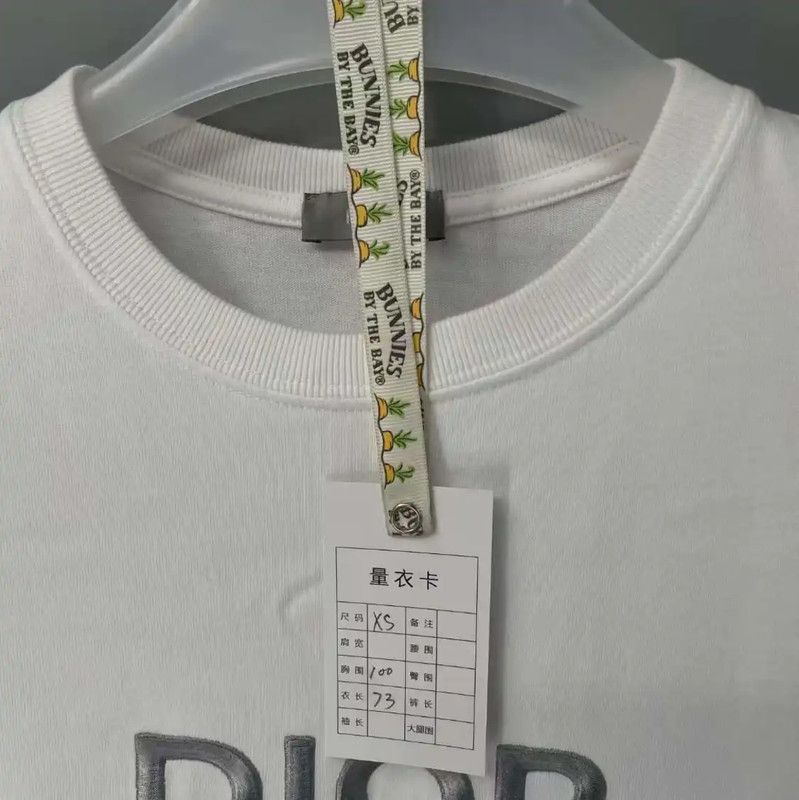 Dior Dior Men's Cotton T-Shirt with 1947 Logo 0089 Size US XS / EU 42 / 0 - 5 Thumbnail