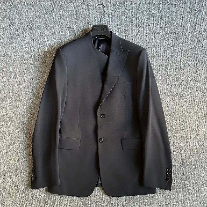Dior Dior Black Wool Long Sleeve Overcoat 0089 Size US M / EU 48-50 / 2 - 3 Thumbnail