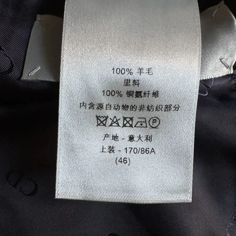 Dior Dior Black Wool Long Sleeve Overcoat 0089 Size US M / EU 48-50 / 2 - 7 Thumbnail