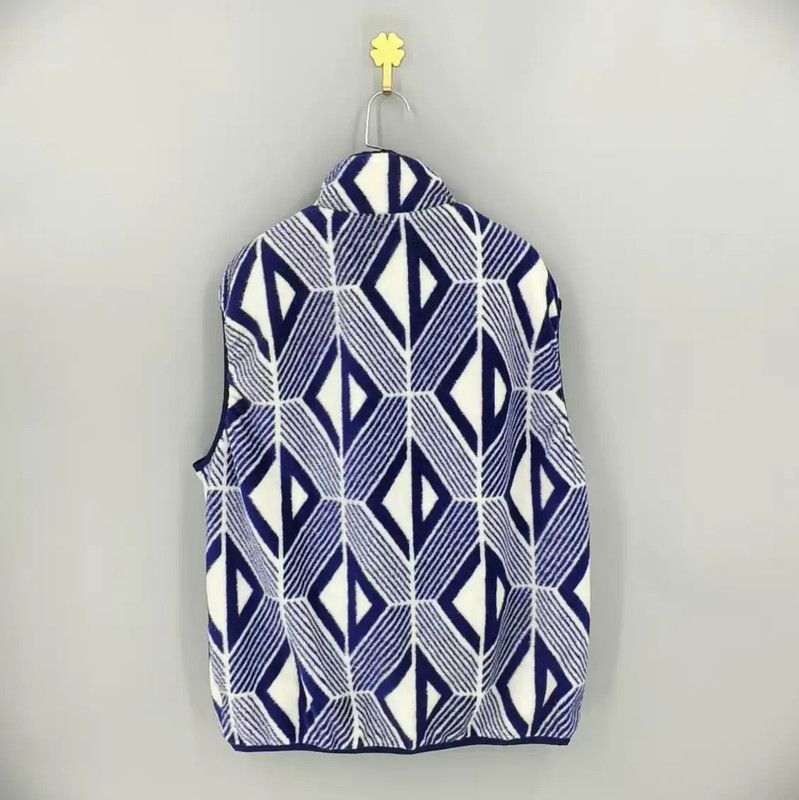 Dior Dior Blue Men's Vest with Geometric Print 0089 Size US L / EU 52-54 / 3 - 2 Thumbnail