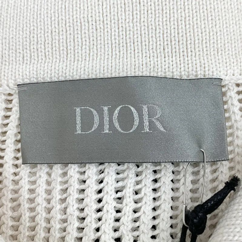 Dior Dior Gray-White Men's Polo Shirt 0089 Size US M / EU 48-50 / 2 - 5 Thumbnail