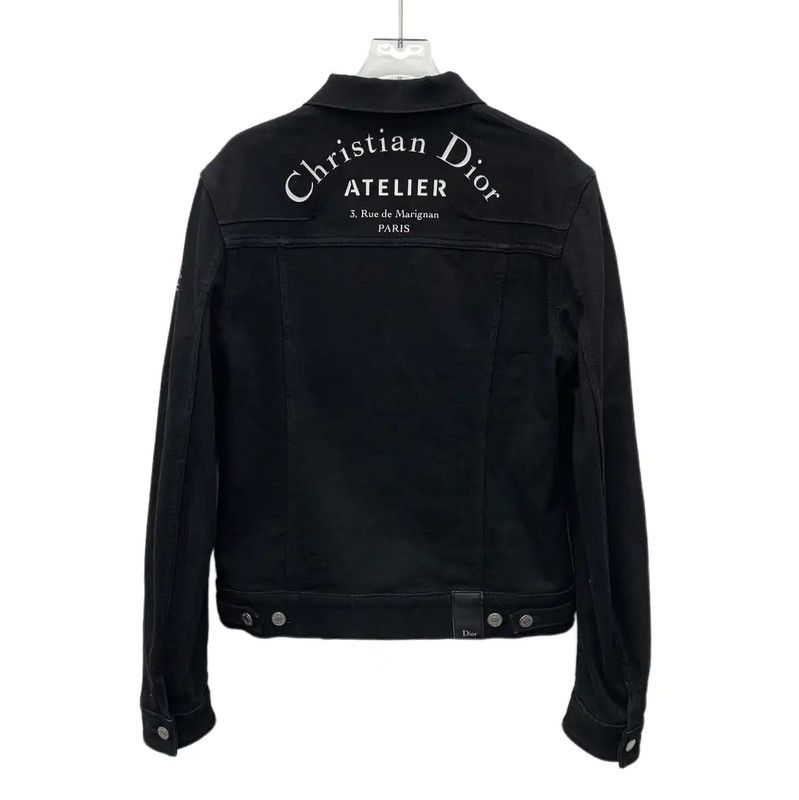 Dior Dior Black Cotton Men's Outerwear Jacket 0089 Size US M / EU 48-50 / 2 - 2 Thumbnail