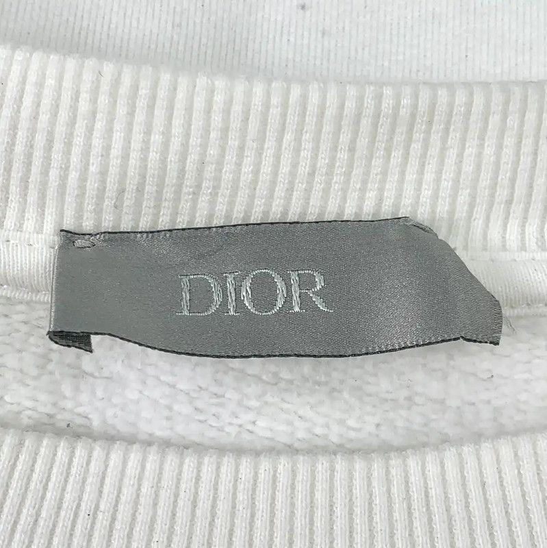 Dior Dior White Cotton Men’s Sweatshirt 0089 Size US M / EU 48-50 / 2 - 6 Thumbnail