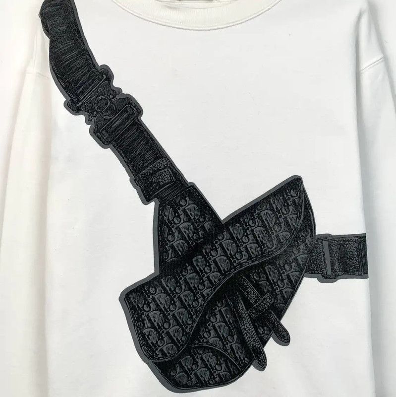 Dior Dior White Cotton Men’s Sweatshirt 0089 Size US M / EU 48-50 / 2 - 4 Thumbnail