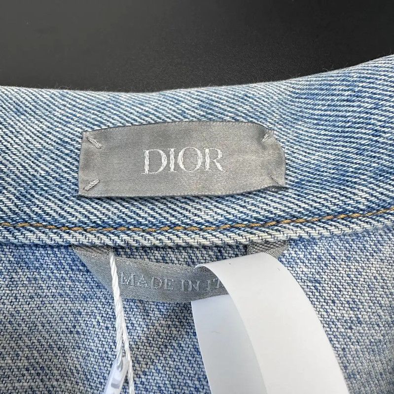 Dior Dior Light Blue Men's Denim Jacket 0089 Size US M / EU 48-50 / 2 - 5 Thumbnail