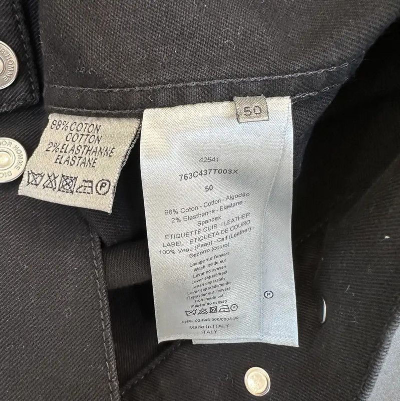 Dior Dior Black Men's Denim Jacket 0089 Size US S / EU 44-46 / 1 - 4 Thumbnail