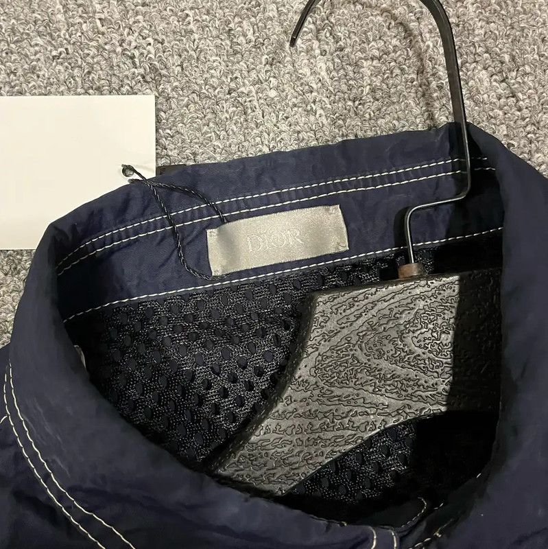 Dior Dior Men's XL Navy Blue Outdoor Jacket 0089 Size US XL / EU 56 / 4 - 4 Thumbnail