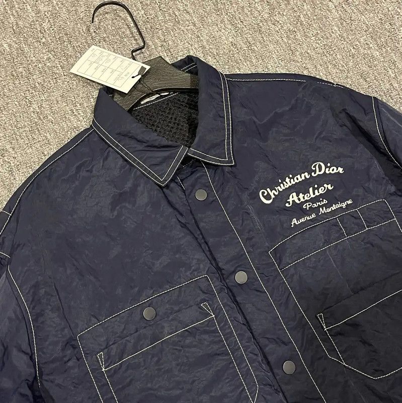 Dior Dior Men's XL Navy Blue Outdoor Jacket 0089 Size US XL / EU 56 / 4 - 3 Thumbnail