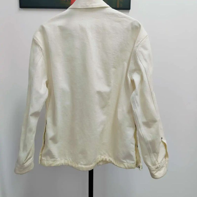 Dior Dior Cotton Cream Overshirt for Men 0089 Size US XL / EU 56 / 4 - 2 Thumbnail