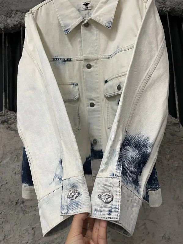 Dior Dior Off-White Cotton Long Sleeve Jacket 0089 Size US M / EU 48-50 / 2 - 5 Thumbnail