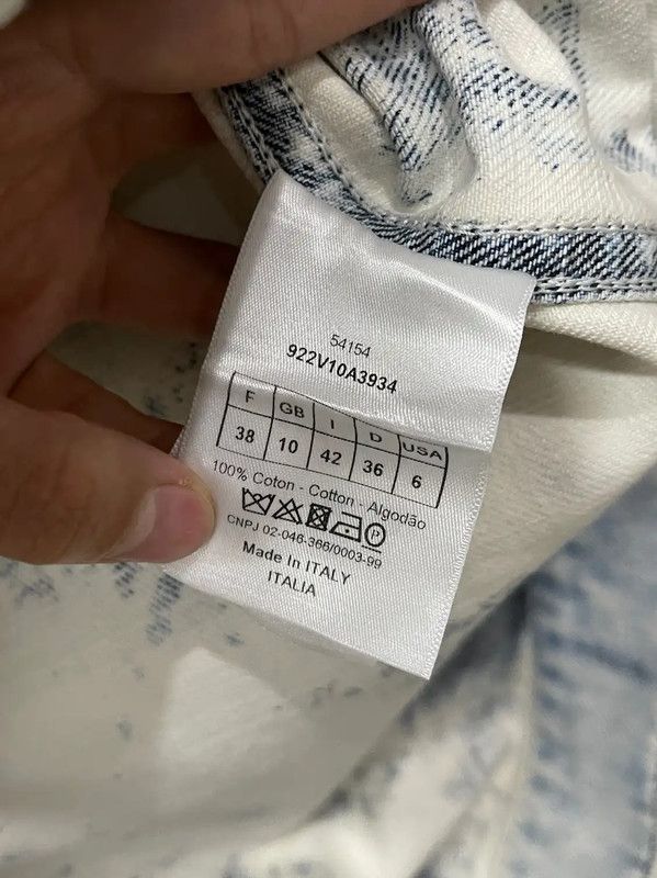 Dior Dior Off-White Cotton Long Sleeve Jacket 0089 Size US M / EU 48-50 / 2 - 9 Thumbnail