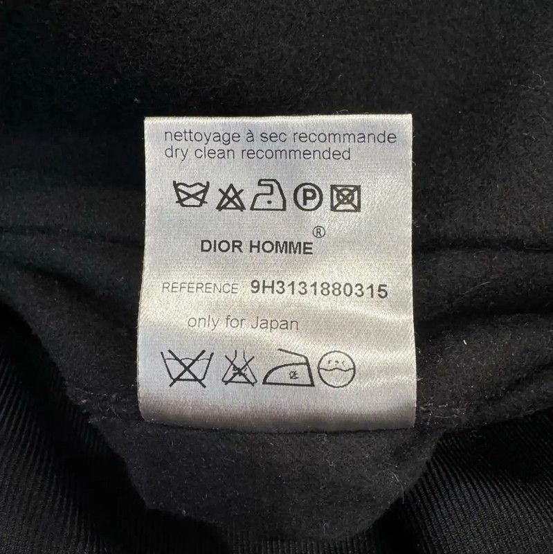 Dior Dior Black Wool Men's Windbreaker Coat 0089 Size US L / EU 52-54 / 3 - 8 Thumbnail