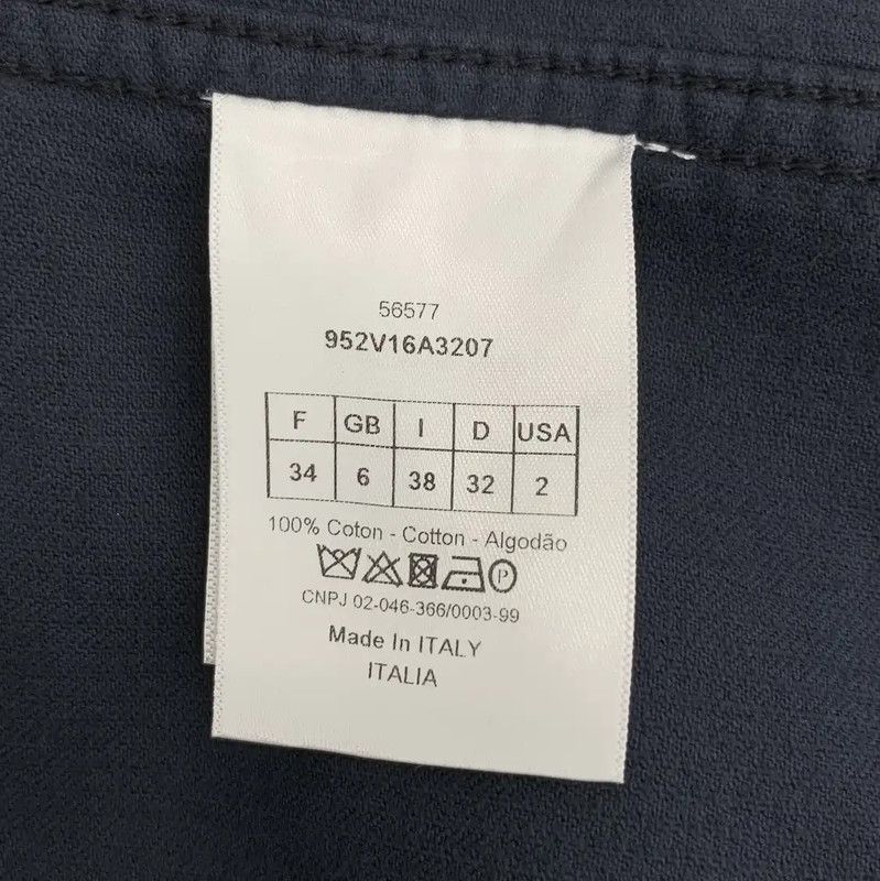 Dior Dior Blue Cotton Men's Jacket 0089 Size US XXS / EU 40 - 7 Thumbnail