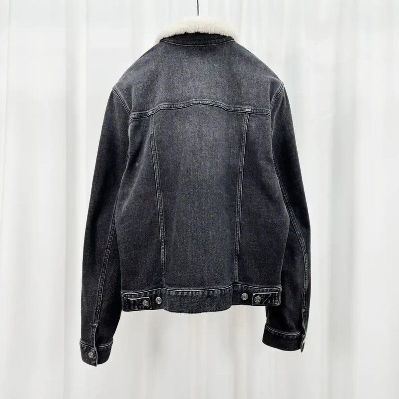 Dior Dior Men's Black Grey Denim Jacket 0089 Size US L / EU 52-54 / 3 - 2 Thumbnail