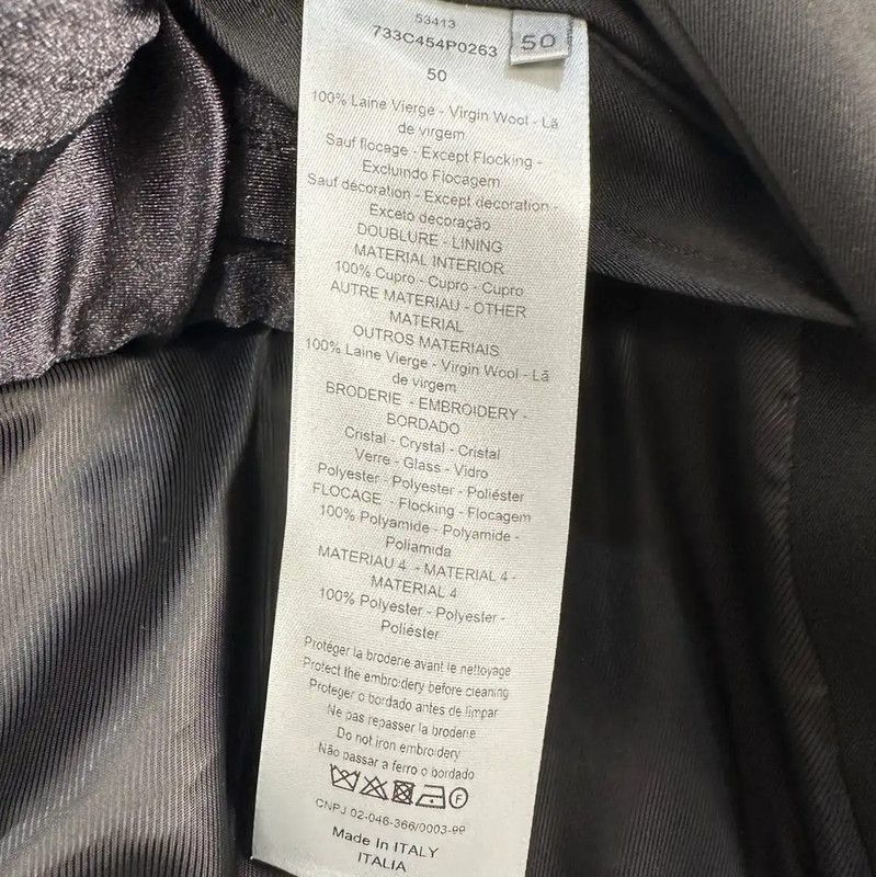 Dior Black Wool Men's Jacket 0089
