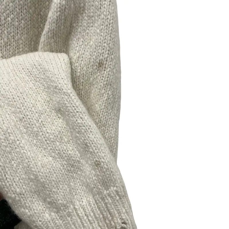 Dior Dior Men's White Wool Pullover Sweater 0089 Size US L / EU 52-54 / 3 - 5 Thumbnail