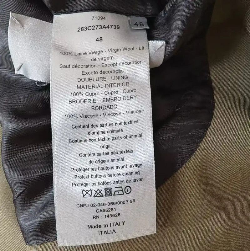 Dior Dior Coffee Color Men's Outerwear Jacket 0089 Size US M / EU 48-50 / 2 - 4 Thumbnail
