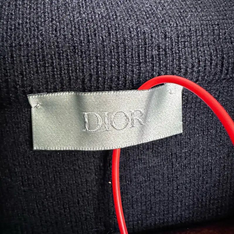 Dior Dior Men's Blue Polyester Pullover Sweater 0089 Size US M / EU 48-50 / 2 - 5 Thumbnail