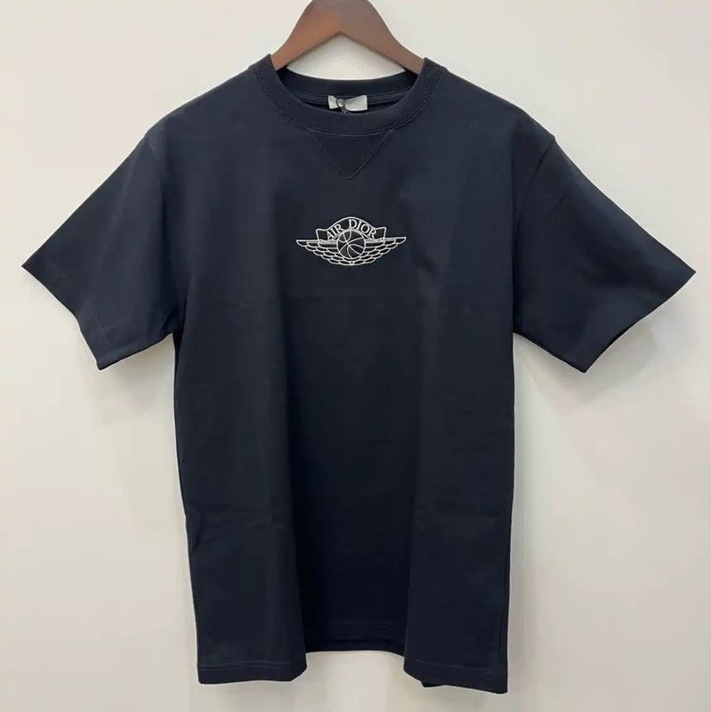 Dior Dior Summer Cotton Navy Short Sleeve T-Shirt 0089 Size US S / EU 44-46 / 1 - 6 Thumbnail