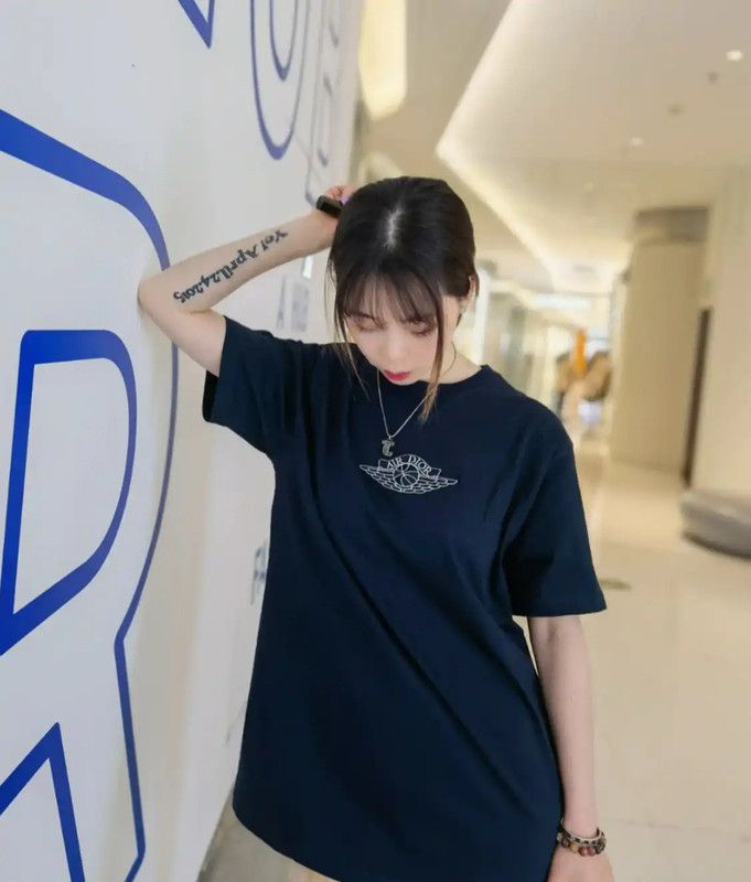 Dior Dior Summer Cotton Navy Short Sleeve T-Shirt 0089 Size US S / EU 44-46 / 1 - 9 Thumbnail