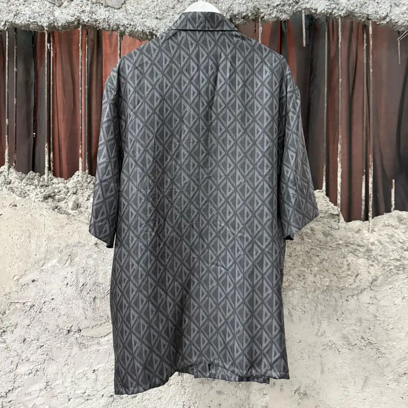 Dior Dior Gray Silk Short Sleeve Shirt 0089 Size US M / EU 48-50 / 2 - 3 Thumbnail