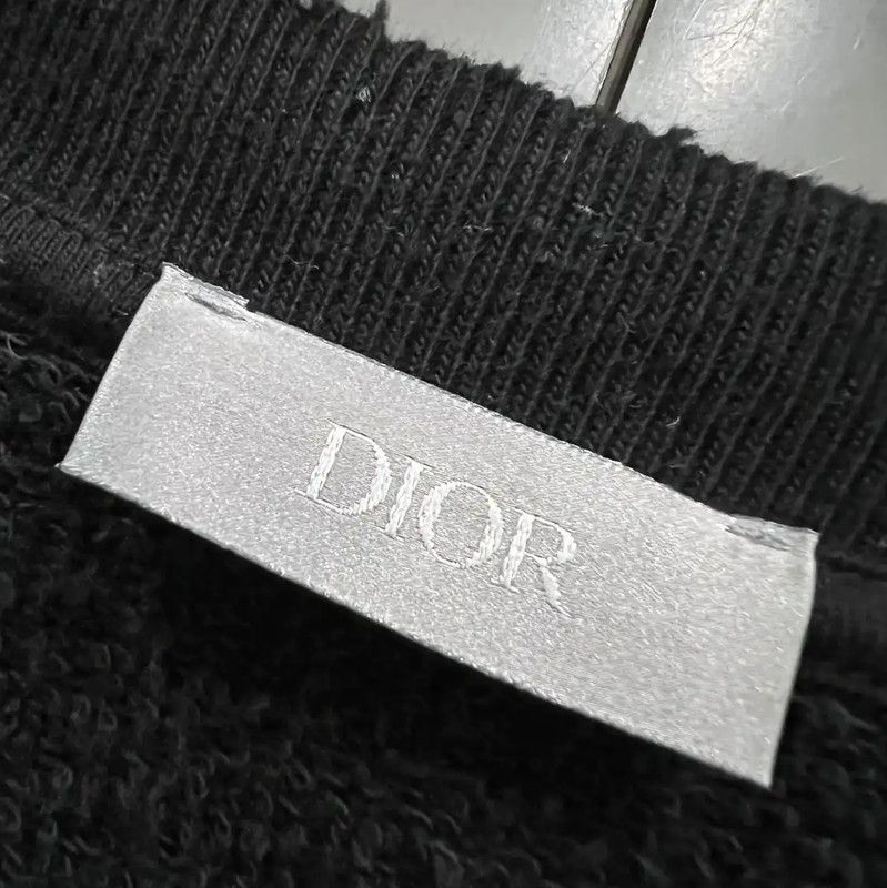 Dior Dior Black Wool Logo Long Sleeve Sweater 0089 Size US L / EU 52-54 / 3 - 2 Thumbnail