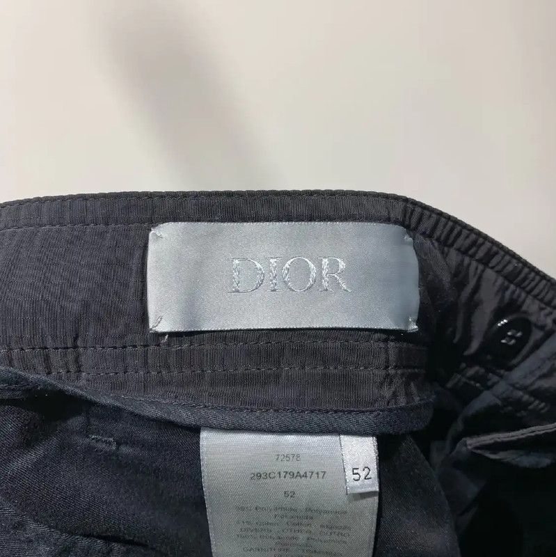 Dior Dior Black Nylon Casual Pants for Men 0089 Size US 44 / EU 60 - 5 Thumbnail