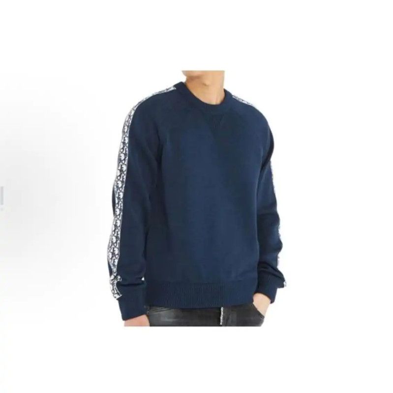 Dior Dior Men's Navy Cotton Pullover Sweater 0089 Size US S / EU 44-46 / 1 - 6 Thumbnail
