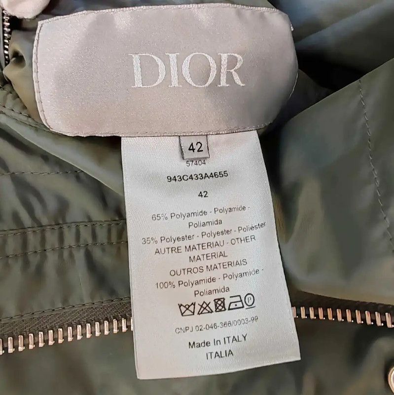 Dior Dior Military Green Nylon Men's Jacket 0089 Size US XL / EU 56 / 4 - 2 Thumbnail