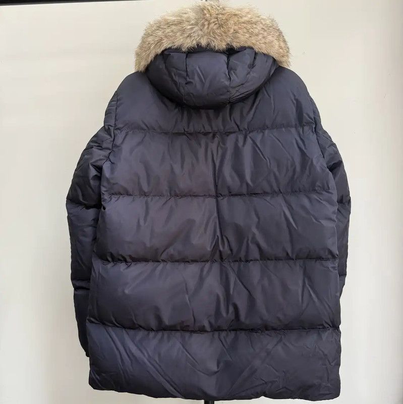 Dior Dior Men's Navy Down Jacket with Fur Collar 0089 Size US S / EU 44-46 / 1 - 2 Thumbnail
