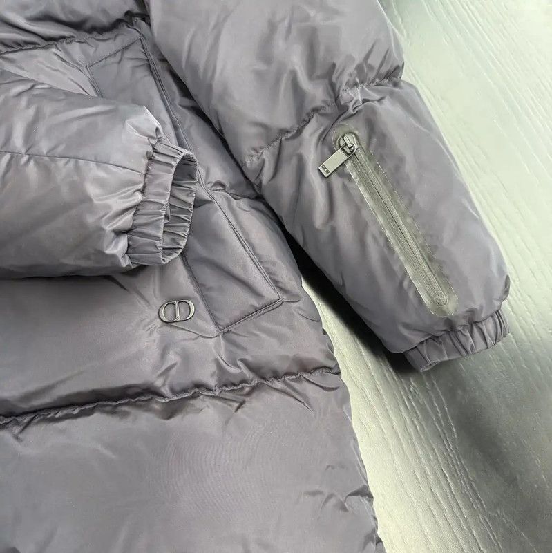 Dior Dior Men's Navy Down Jacket with Fur Collar 0089 Size US S / EU 44-46 / 1 - 9 Thumbnail