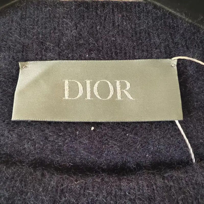 Dior Dior Men's Black Wool Pullover Sweater 0089 Size US S / EU 44-46 / 1 - 3 Thumbnail