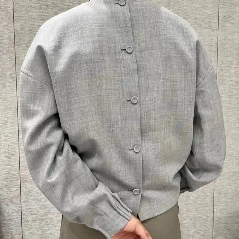 Dior Dior Gray Wool Men's Outerwear Jacket 0089 Size US M / EU 48-50 / 2 - 8 Thumbnail