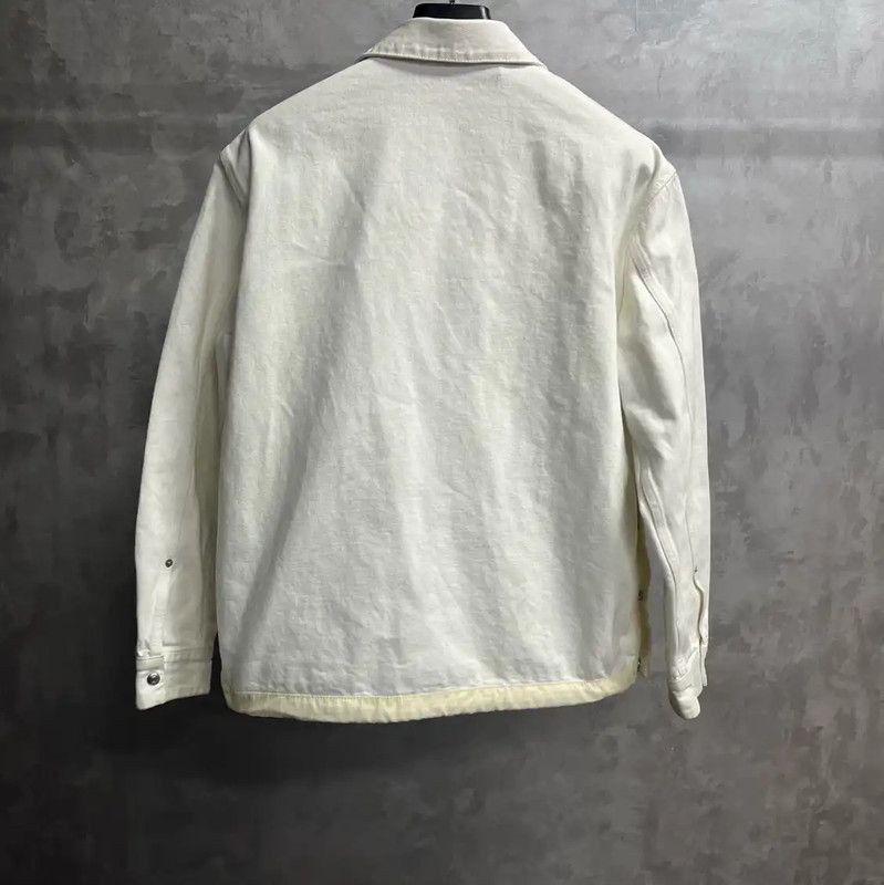 Dior Dior Men's White Cotton Overshirt 0089 Size US XXL / EU 58 / 5 - 2 Thumbnail
