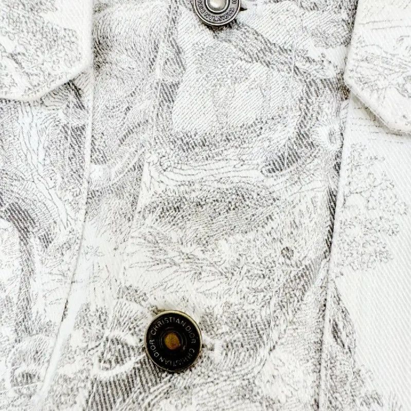 Dior Dior Long Sleeve White Cotton Jacket 0089 Size US L / EU 52-54 / 3 - 6 Thumbnail
