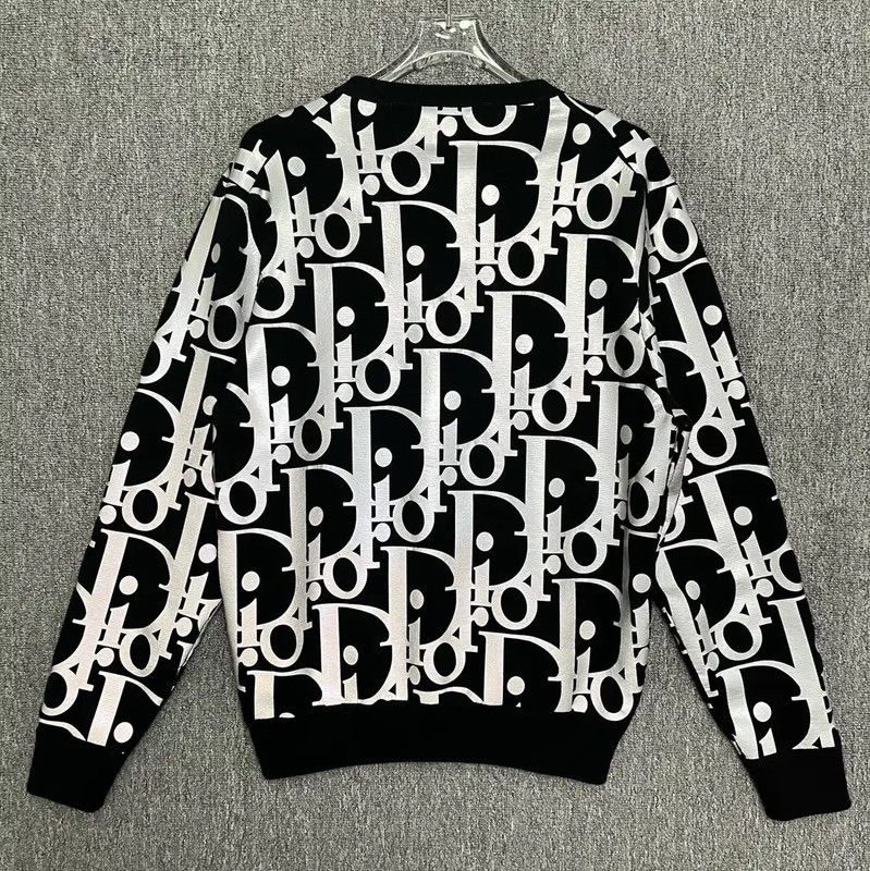 Dior Dior Black Cotton Men's Sweatshirt 0089 Size US L / EU 52-54 / 3 - 2 Thumbnail