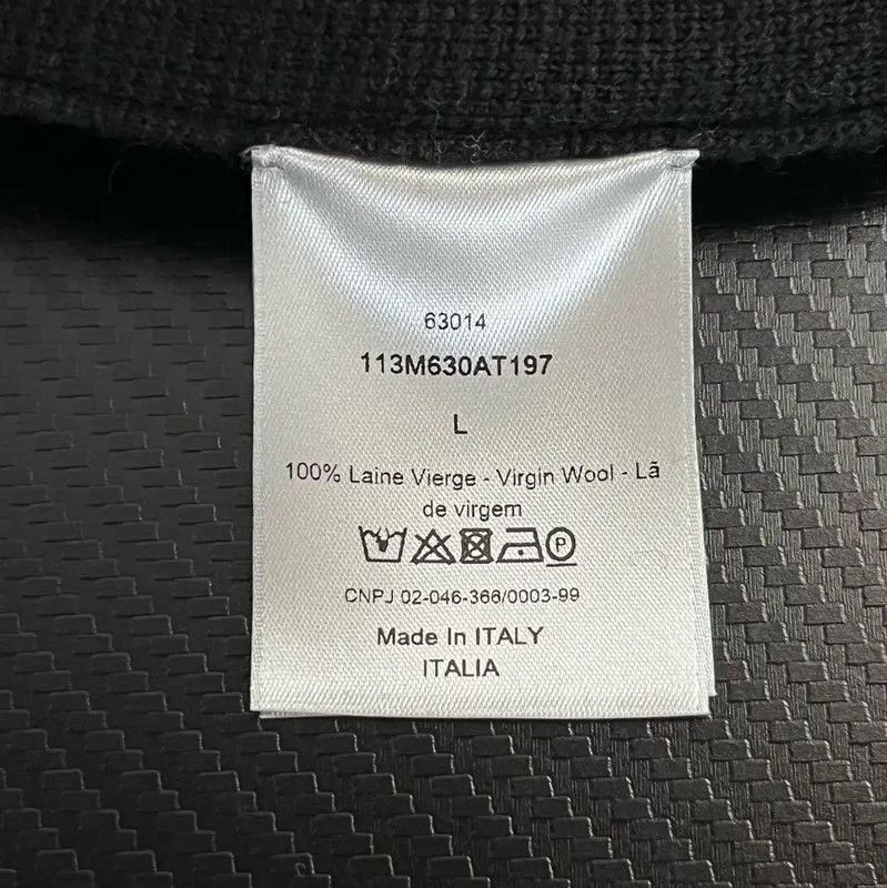 Dior Dior Black Cotton Men's Sweatshirt 0089 Size US L / EU 52-54 / 3 - 5 Thumbnail