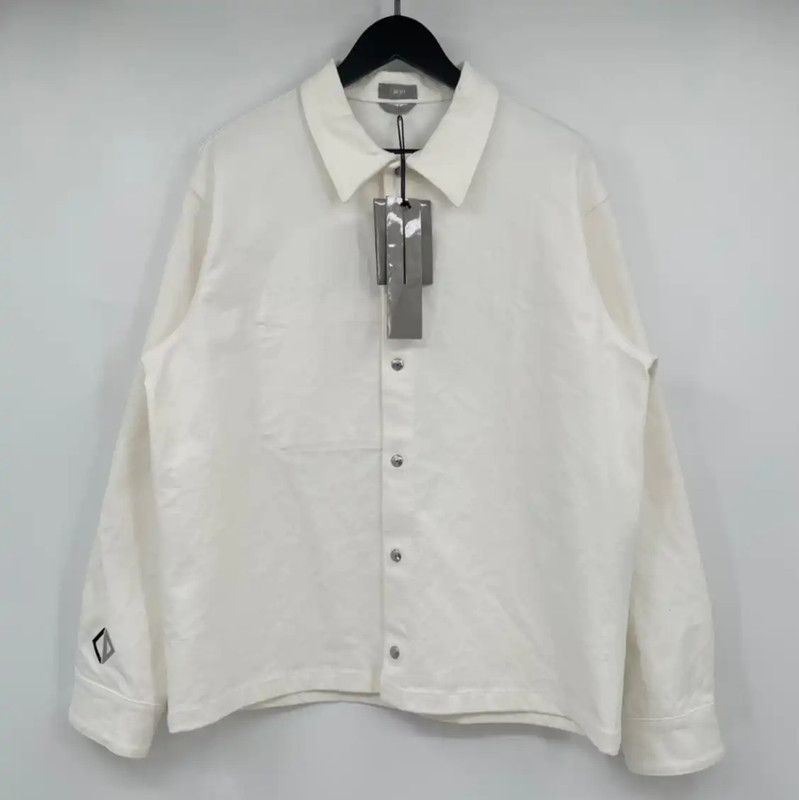 Dior Dior White Cotton Long Sleeve Men's Jacket 0089 Size US L / EU 52-54 / 3 - 2 Thumbnail